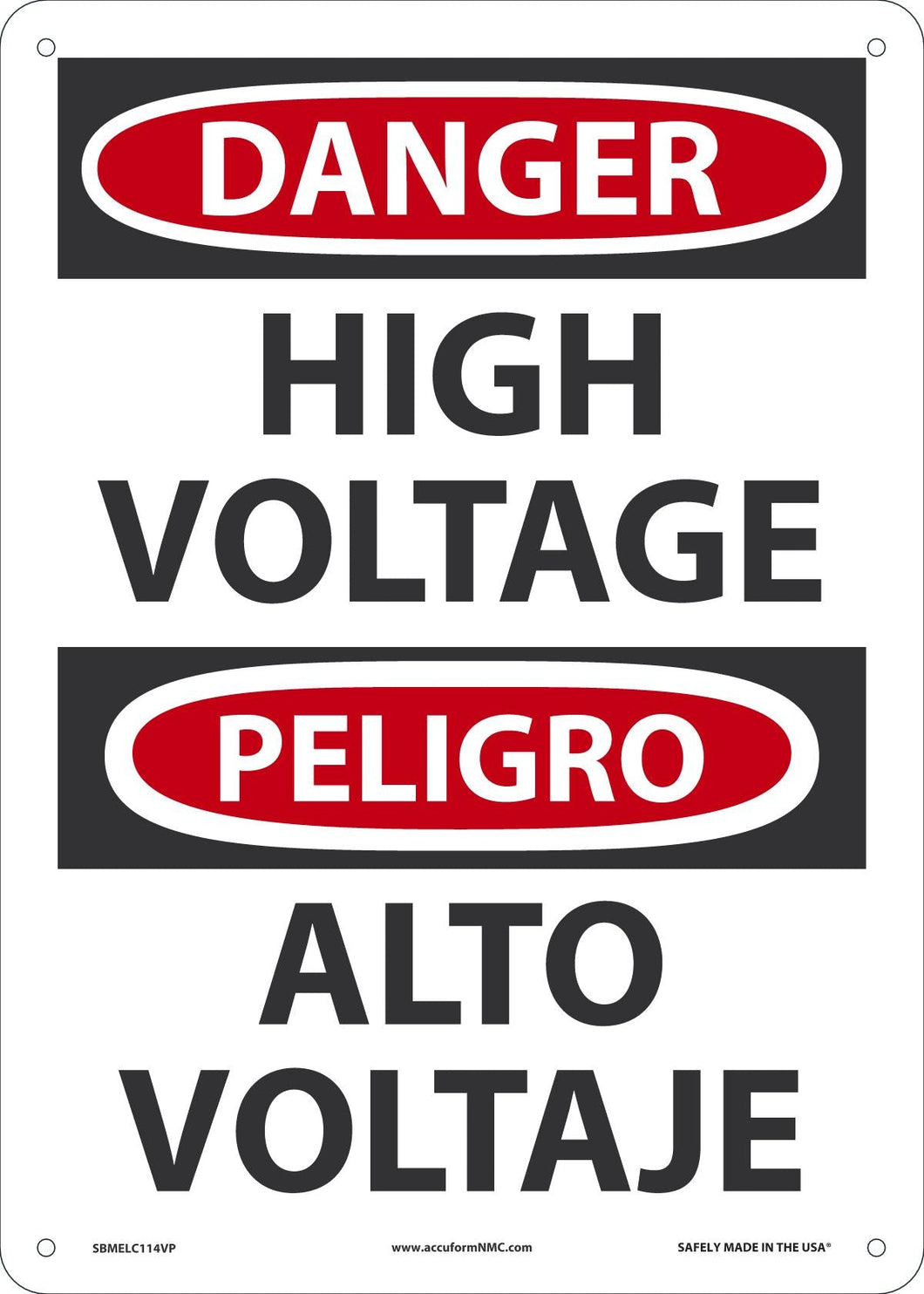 HIGH VOLTAGE (Eng Span) 14X10 PL