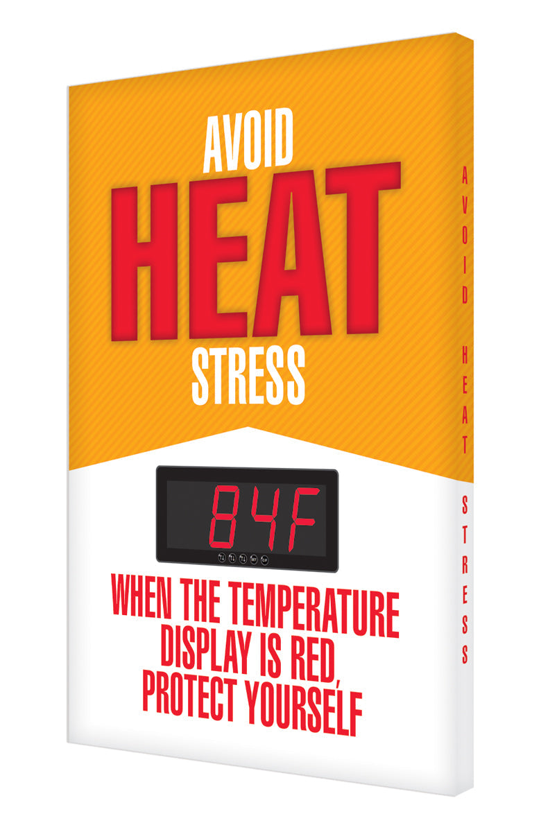 AVOID HEAT STRESS 28X20 AL